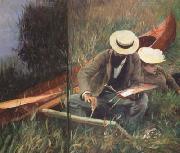 Paul Helleu Sketching with his Wife (mk18)